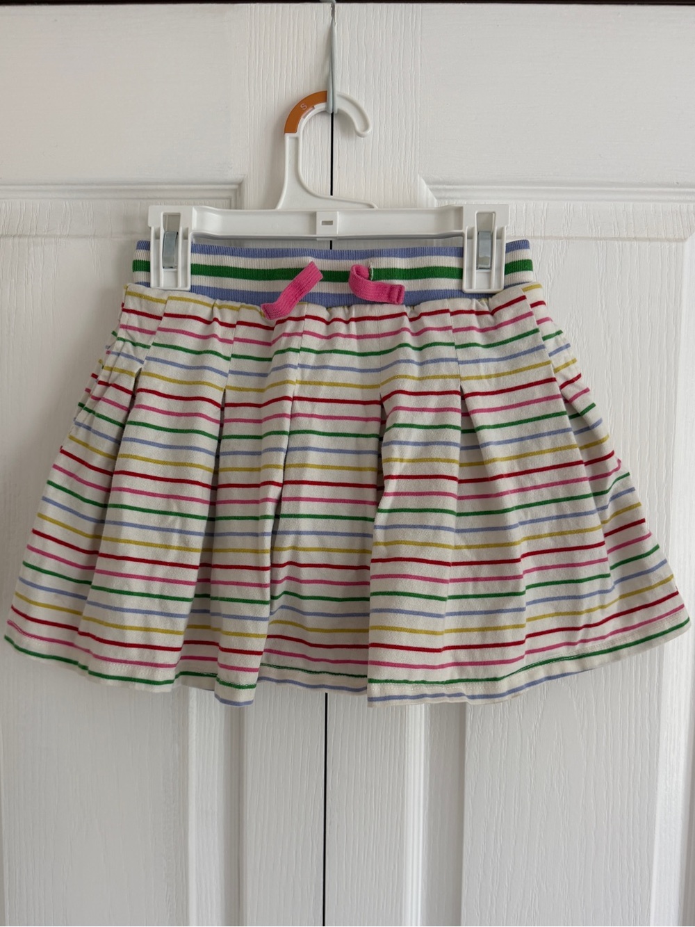 Mini Boden Pleated Jersey Skort 8-9y